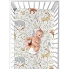Sweet Jojo Designs Gender Neutral Unisex Baby Fitted Crib Sheet Woodland Forest Animal Toile Multicolor - 4 of 4