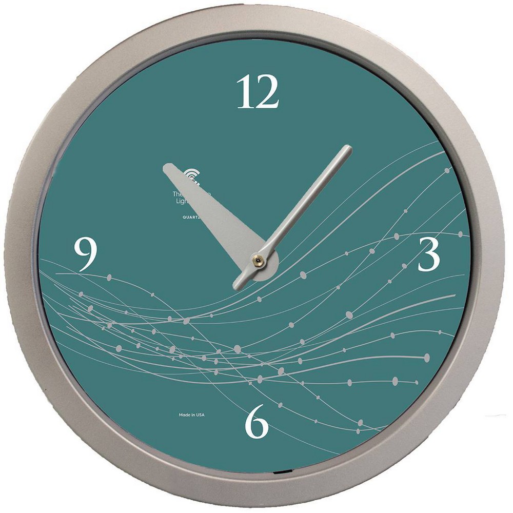 Photos - Wall Clock 14.5" Vines and Dots Contemporary Body Quartz Movement Decorative Wall Clo