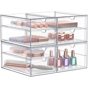 Sorbus Acrylic Organizer for Makeup, Organization and Storage, Art Supplies, Jewelry, Stationary - 1 of 4