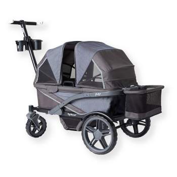 Gladly Family Anthem2 Baby Wagon Stroller - Adventure Bundle Graphite