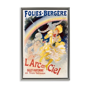 Stupell Industries Vintage Ballet Entertainment Ad, 31" x 21" - 1 of 4