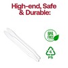 Smarty Had A Party 12" Clear Plastic Serving Tongs - 48 pcs - 4 of 4