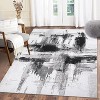 Garvee Modern Abstract Area Rug-Contemporary Art Ink Texture Rug - 2 of 4