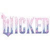 Mens Wicked: For Good Floral Pink and Purple Logo T Shirt - 2 of 4