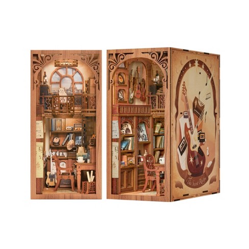 Hands Craft DIY Bookend Puzzle The Secret Rhythm: Miniature House Kit, Craft Activity for Tweens, Includes Light & Tweezers - image 1 of 4