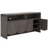 Narine 4 Door 2 Shelf Sideboard/Media Stand - MED9620 - Safavieh - 3 of 4