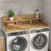KTMBDW Washer Dryer Countertop, 27.5" x 54" Wood 2 Layer Washer and Dryer Countertop for Laundry Room Organization - 2 of 4