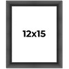 PosterPalooza | Refined Black Picture Frame - UV Acrylic, Foam Board Backing, Hanging Hardware - 2 of 4