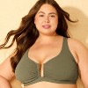 Women's U Wire Jacquard Tankini Top - Shade & Shore™ Green - 3 of 3