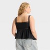 Women's Lace Trim Babydoll Flyaway Tank Top - Wild Fable™ - 2 of 3