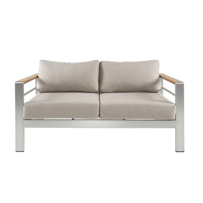 Coolbibila-Patio Club Chair, Aluminum Accent Chairs, Arm Chairs With Cushion And Back, Patio Accent Chairs With Modern Design
