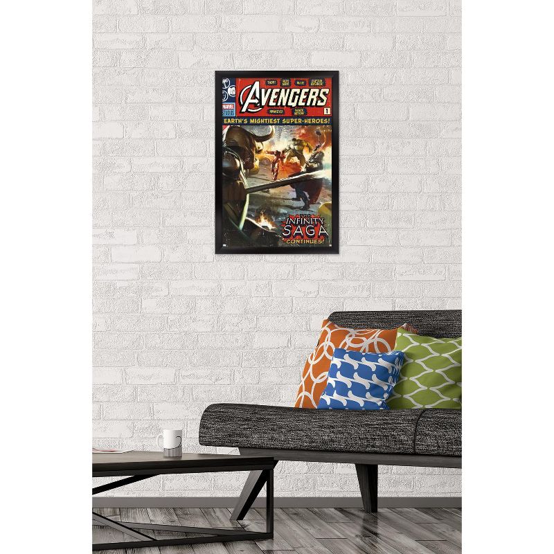 Trends International Marvel Comics Avengers: Infinity Saga - #1 Framed Wall Poster Prints, 2 of 7