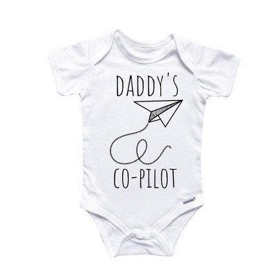 Copilot Pilot Airplane Onesie® Baby Boy Girl Clothes Infant Bodysuit Funny Cute Newborn GS1
