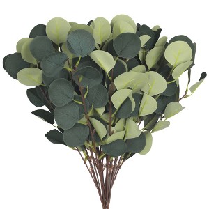Unique Bargains Plastic Faux Bulk Greenery Stems Plants for Wedding Party Home Decoration 30 Pcs - 1 of 4