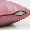 TopComfy Support Pillow Decorative Throw Pillow with Satin Finish for Sofa or Bed Use, Pink, 17"*17"*2" - 4 of 4