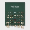 Floral and Heart Earring Set 30pc- Wild Fable™ Red/Gold/Pink - 2 of 3