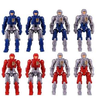 DA-04 Dia-Naughts Set of 8 Limited Edition | Red Blue Version | Diaclone Reboot Action figures