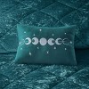 GlasFlength Bedding Sets Full Queen Velvet Comforter Set with Throw Pillow Fresh Vibrant Invigorating For Modern Guest Rooms, Green, - 4 of 4