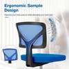 Grungis Office Chair with Thick Foam Cushion,Mesh Armless Desk Chair Low-Back Computer Chair for Adult,Student - 4 of 4