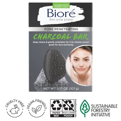 Biore Pore Penetrating Charcoal Bar - 3.77oz