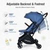 Infans 2-in-1 Convertible Baby Stroller Aluminum Pushchair w/ Adjustable Canopy - 4 of 4