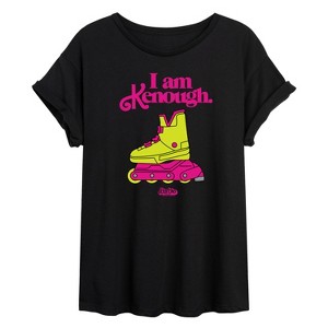 Women's - Barbie - I Am Kenough Rollerblades Oversized Graphic T-Shirt - 1 of 4