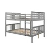 TiramisuBest Twin-Over-Twin Bunk Bed with Slide & Ladder,White, Space-Saving Kids Bedroom Bunk - 4 of 4