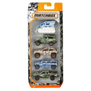 Matchbox Camouflage Trucks 5 Pack - 1 of 4