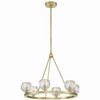 Crystorama Lighting Aragon 6 - Light Chandelier in  Soft Brass - 2 of 4