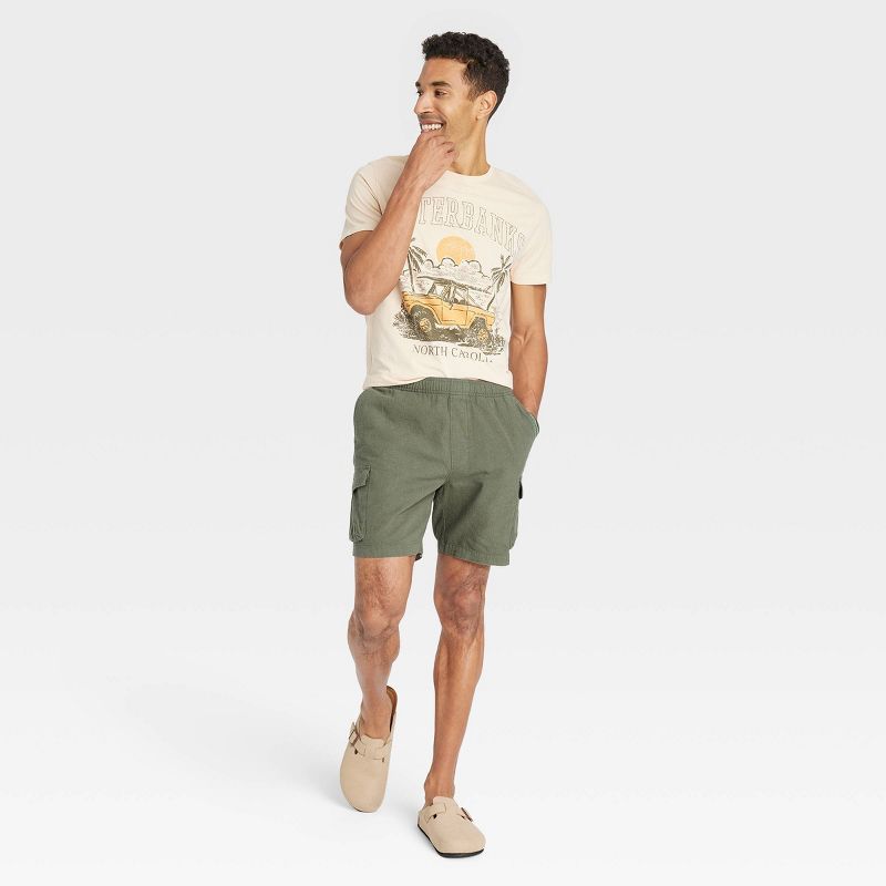 Men&#39;s 7&#34; Everyday Relaxed Fit Cargo Shorts - Goodfellow &#38; Co&#8482;, 4 of 5