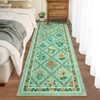 Washable Area Rugs Floral Print Floor Cover, Stain-Resistant Farmhouse Accent Carpet - 3 of 4