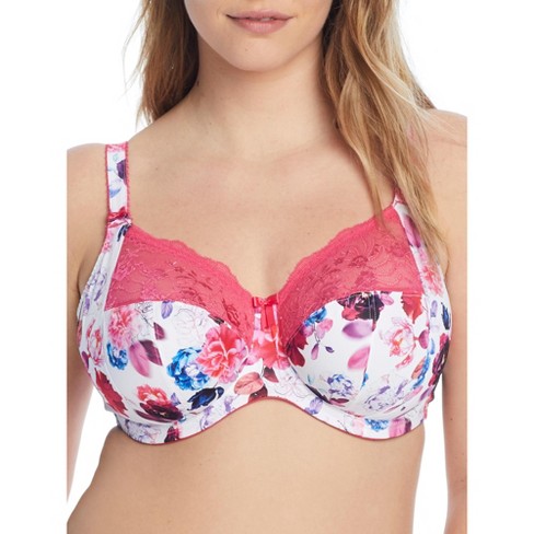 Elomi Women's Morgan Side Support Bra - EL4110 34G Pink Floral