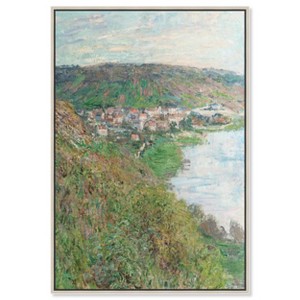 Art Remedy Monet - View of Vetheuil Classic Monet Art Prints Framed - 1 of 4