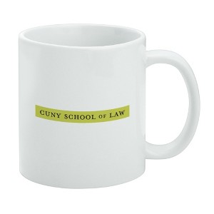 CUNY School of Law Secondary Logo Ceramic Coffee Mug Novelty Gift Mugs for Coffee Tea and Hot Drinks 11oz White - 1 of 4