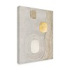 Canvas Wall Art - Vanna Lam 'Golden Ishi II' Wall Art for Living Room, Bedroom, or Office Décor by Trademark Fine Art - 14 x 19 Inches - 2 of 4