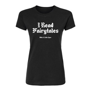 Women's - Instant Message - Read Spice Fairytales Fitted Graphic T-Shirt - 1 of 3