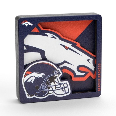 NFL Denver Broncos 3D Logo Series Magnet