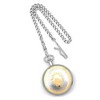 Black Bow Jewelry Charles Hubert Two-tone White Dial 50mm Shield Pocket Watch - 4 of 4