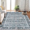 Fulvari Vintage Area Rug,Soft Distressed Print, Non-Slip, Machine Washable for Living Room, Bedroom, Dining Room, Office - 3 of 4