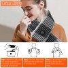 NPolar"USB Electric Heated Scarf for Winter - Soft, Warm Neck Wrap with 3 Heat Settings, Unisex"DarkGrey - 2 of 4
