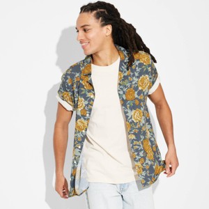 Men's Relaxed Fit Short Sleeve Button-Down Shirt - Original Use™ - 1 of 3