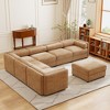 Christopher Knight Home Morley Modern 6-Seats Chenille Upholstered Storage L-Shape Sectional Sofa with Ottoman - 2 of 4