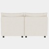 GDFStudio Helena Mid-Century Modern 68'' Sectional Storage Chenille Upholstered Love Seat with Thick Cushions - 3 of 4