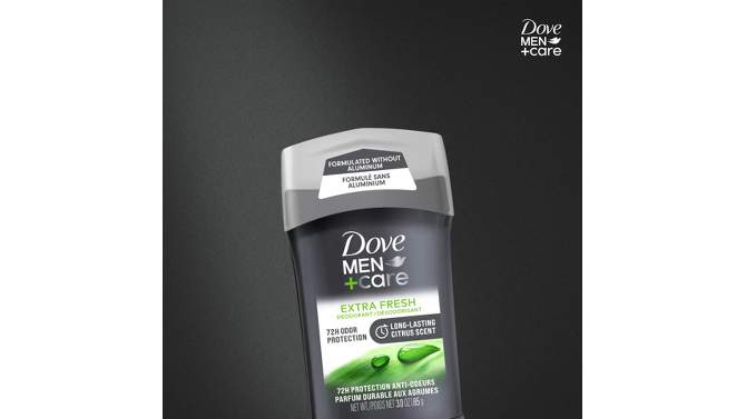 Dove Men+Care 72-Hour Stick Deodorant - Extra Fresh - 3oz, 2 of 8, play video