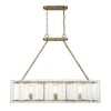 Savoy House Genry 3 - Light Chandelier in  Warm Brass - 3 of 4