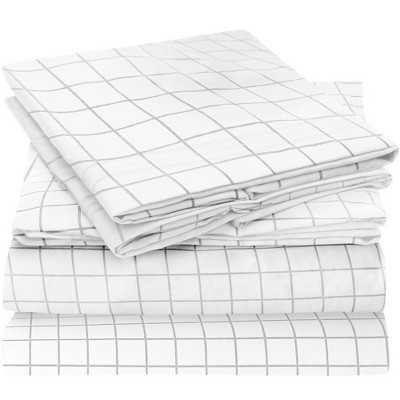 Printed Windowpane Sheet Set - Truly Soft : Target