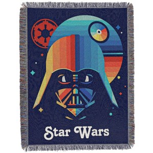 Northwest Star Wars Woven Tapestry Throw Blanket, 48" x 60", Moonrise - 1 of 4