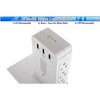 5 Star Super Deals Wall Outlet Charging Tower Station Shelf - Surge Protector LED Night Light, 6 3 Prong Outlets + 3 Fast Charging USB - 3 of 4