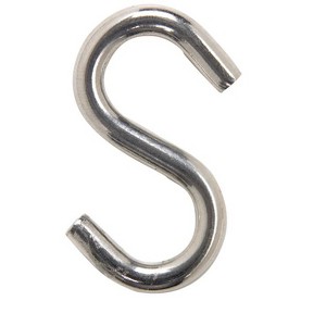Hampton Medium Silver Stainless Steel 1.43 in. L S-Hook 40 lb 1 pk (Case of 20) - 1 of 1