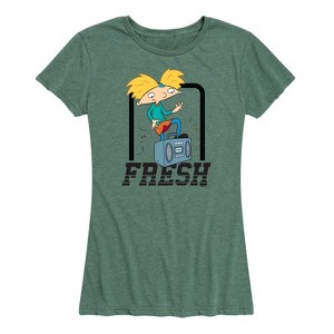 Women's - Hey Arnold! - Fresh Arnold Short Sleeve Graphic T-Shirt - 1 of 4